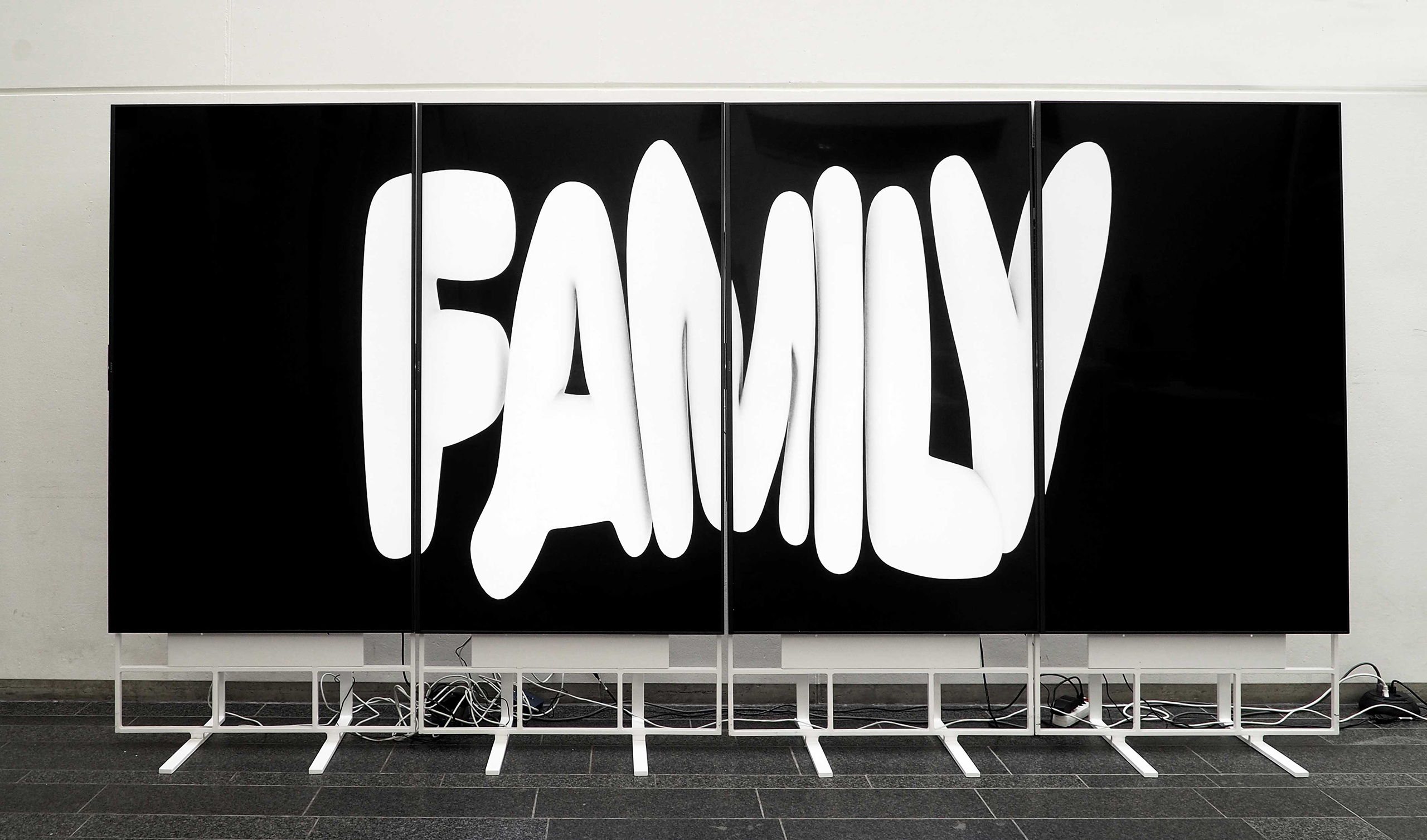 Archizoom EPFL Matrix Exhibition Screen Installation