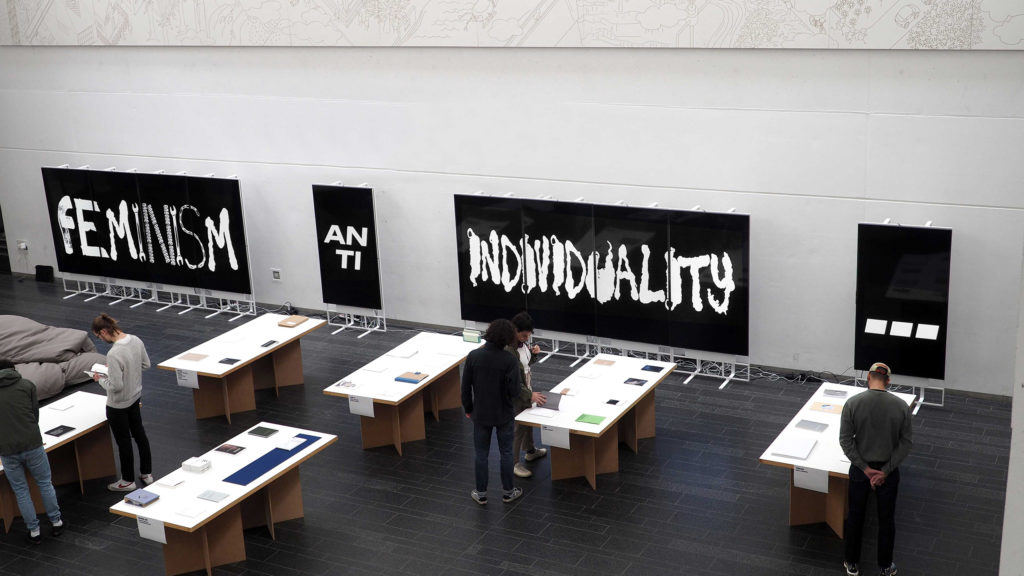 Archizoom EPFL Matrix Exhibition Screen Installation